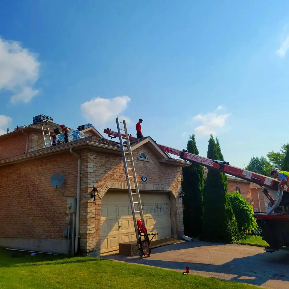 Roofing work completed by the Ready Roofing & Renovations crew.